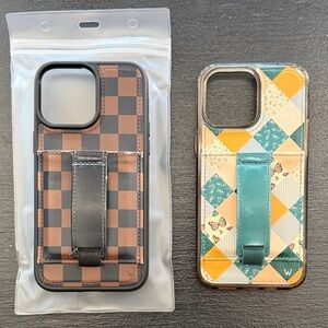 (2) iPhone 14 Pro Max Walli cases